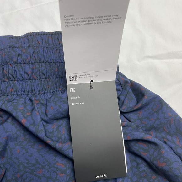 Nike Dri-fit W Lg Short Inner Panty Blue‎ Patterned - Picture 4 of 6